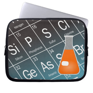Capa Para Notebook Química do Frasco Orange Erlenmeyer (Conical)