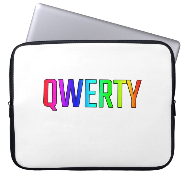 CAPA PARA NOTEBOOK QWERTY (Frente)