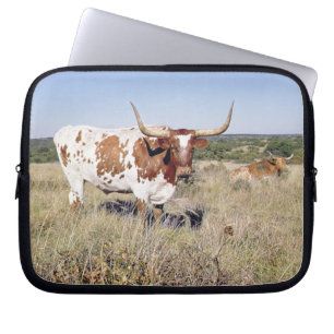 Capa Para Notebook Raça de Texas Longhorn (foto)