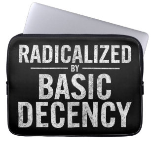 Capa Para Notebook Radicalizado Por Engraçado De Decência Básica