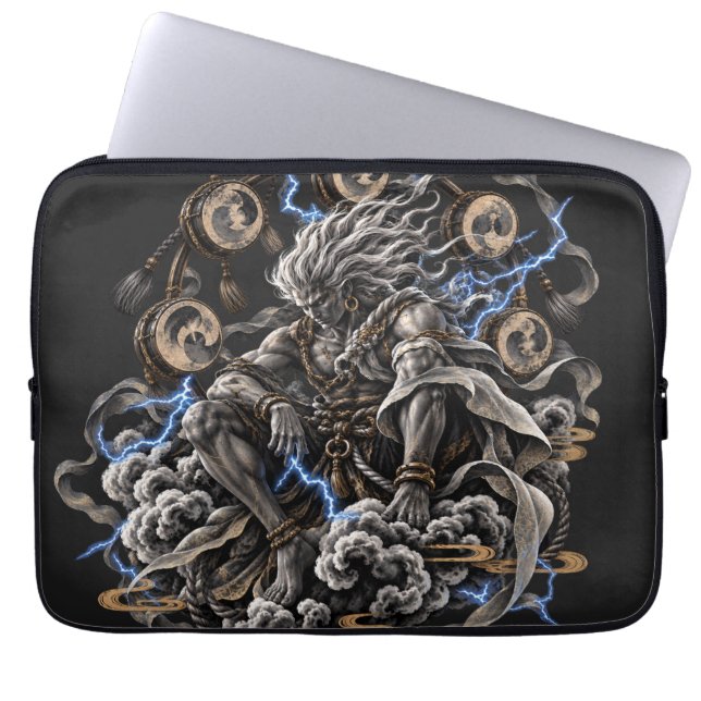 Capa Para Notebook Raijin Azul (Frente)