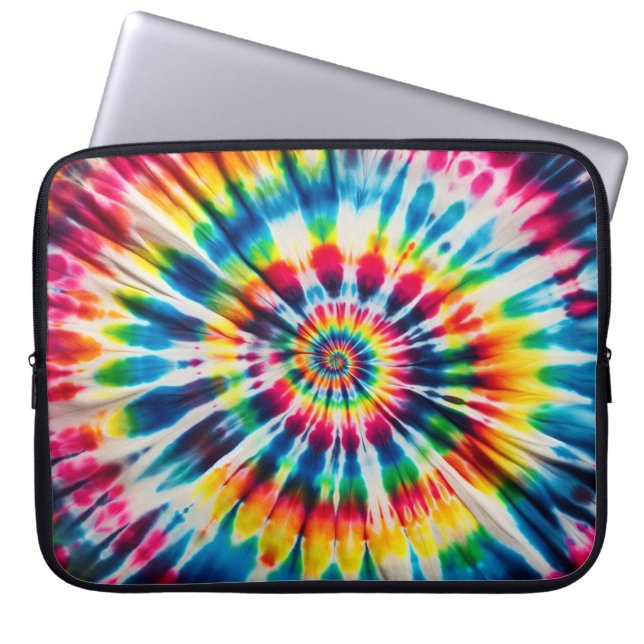 Capa Para Notebook Rainbow Spiral Tie-Dye (Frente)