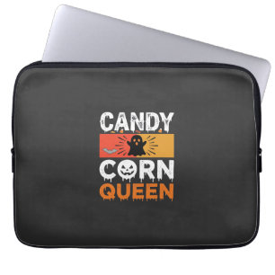 Capa Para Notebook Rainha do Candy Corn Halloween SVG Design