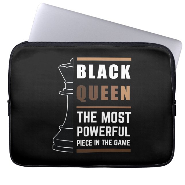 Capa Para Notebook Rainha Negra A Peça Mais Poderosa Do Jogo (Frente)