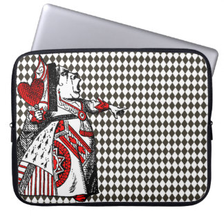 Capa Para Notebook Rainha Vermelha de Corações Alice no Mundo das Mar
