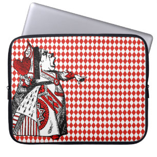 Capa Para Notebook Rainha Vermelha de Corações Alice no Mundo das Mar