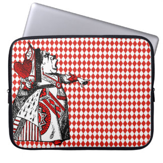 Capa Para Notebook Rainha Vermelha de Corações Alice no Mundo das Mar