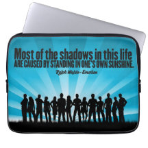 Ralph Waldo Emerson Citação Inspiracional "Sombras