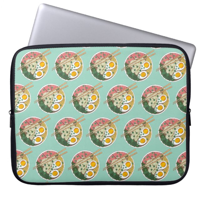 Capa Para Notebook Ramen Noodles Bowl Restaurante de Comida japonês F (Frente)