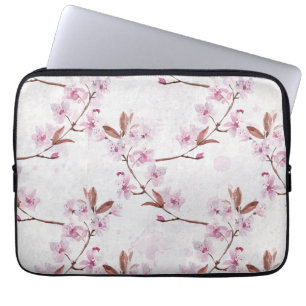 Capa Para Notebook Ramificações do Flor de Cereja primavera