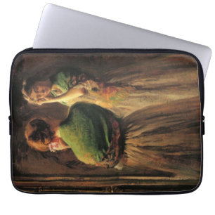 Capa Para Notebook Rapariga com um Saco Verde (por Joseph DeCamp)
