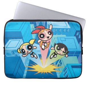 Capa Para Notebook Raparigas Powerpuff Lançam No Ar