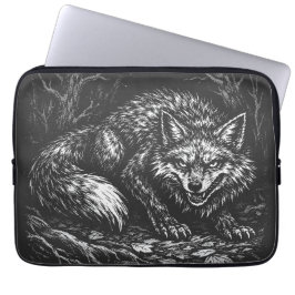 Capa Para Notebook Raposa Astuta da Floresta — por BurnsInHell