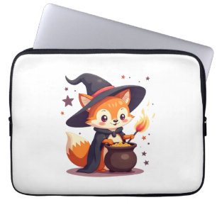 Capa Para Notebook Raposa-bruxa-corcunda - Teto-do-Halloween