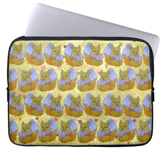 Capa Para Notebook Raposa chamada Dice (Frente)