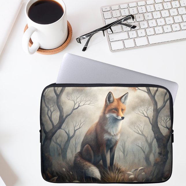 Capa Para Notebook Raposa Mística da Floresta (Criador carregado)
