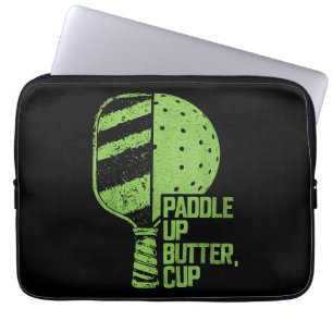 Capa Para Notebook Ráquete de Pickleball Engraçada Up Butter Cup