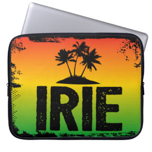 Capa Para Notebook Rasta Cores de Palmeiras tropicais jamaicanas IRIE