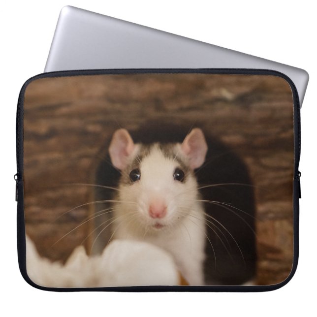Capa Para Notebook Rato Fofo (Frente)