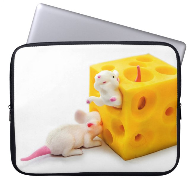Capa Para Notebook Ratos na bolsa de laptop engraçada dos brinquedos (Frente)