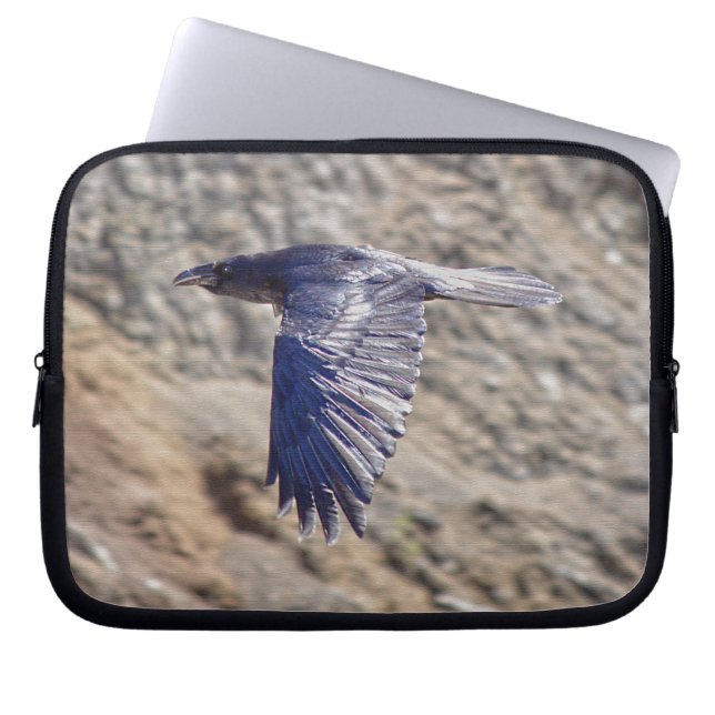 Capa Para Notebook Raven Flying West Photo Impressão (Frente)