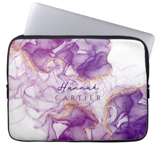 Capa Para Notebook Real Ametist GoldGlitter Aquecível