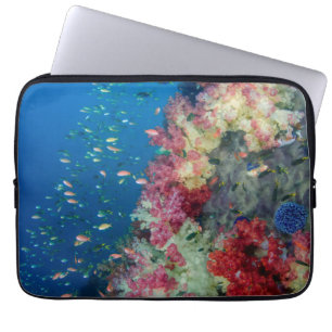 Capa Para Notebook Recife de coral submarino, Indonésia