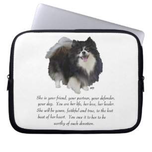 Capa Para Notebook Recordação de Pomerânia Fêmea