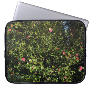 Capa Para Notebook Red Camellia Bush