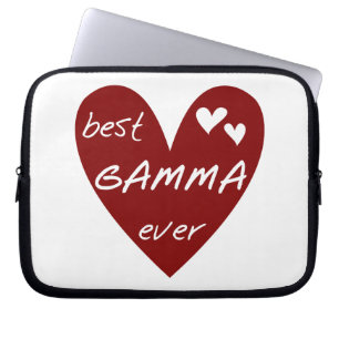 Capa Para Notebook Red Heart Best Gamma Ever Gifts