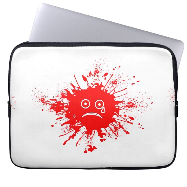 Capa Para Notebook Red Ink Blotch (Frente)