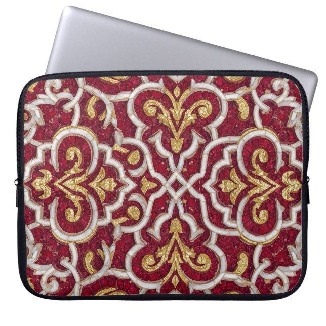 Capa Para Notebook red mosaic (Frente)