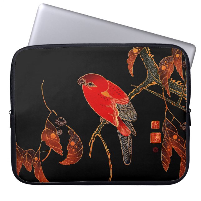 Capa Para Notebook Red Parrot Fine Art (Frente)