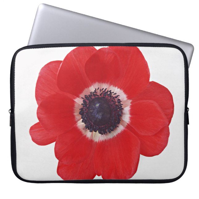 Capa Para Notebook Red Poppy Eletrônicos Bag (Frente)
