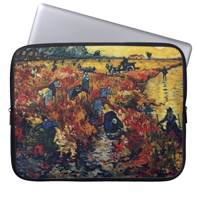 Capa Para Notebook Red Vineyard, Vincent van Gogh (Frente)