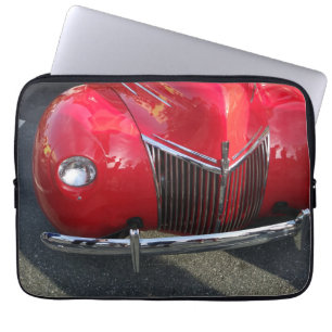 Capa Para Notebook Red Vintage 1930s auto na bolsa de laptop
