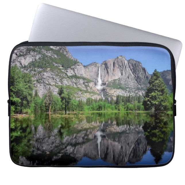 Capa Para Notebook Reflexão de Yosemite Falls (Frente)