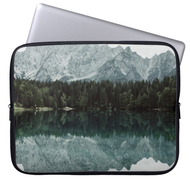 CAPA PARA NOTEBOOK REFLEXÕES SOBRE ÁRVORES NO LAGO (Frente)