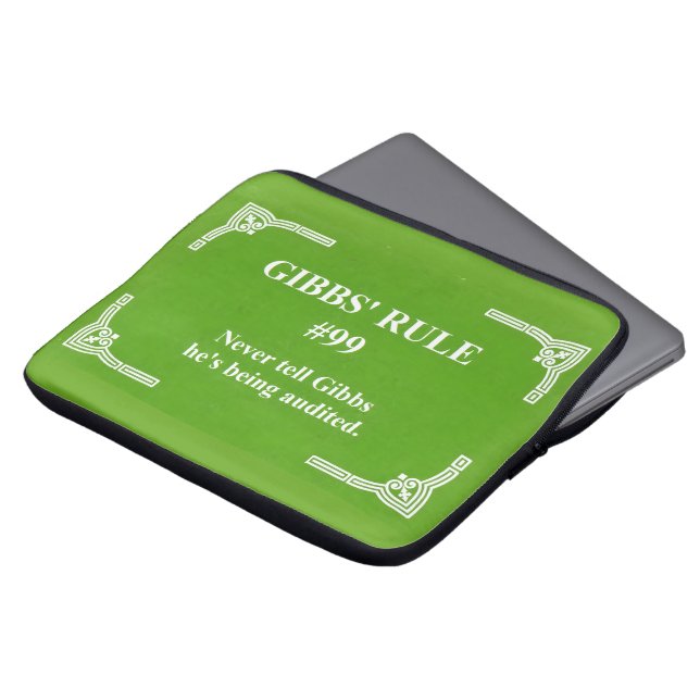 Capa Para Notebook regra 99 de Gibbs (Frente Topo)