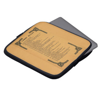 Capa Para Notebook regras de Gibbs
