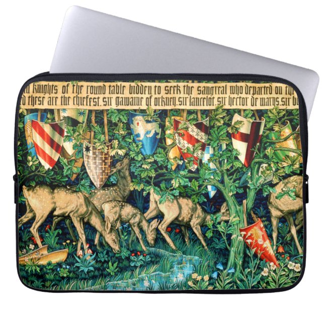 Capa Para Notebook Rei Medieval Arthur William Morris (Frente)