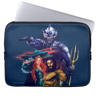 Capa Para Notebook Rei Orm Contra Mera & Aquaman de Aquaman