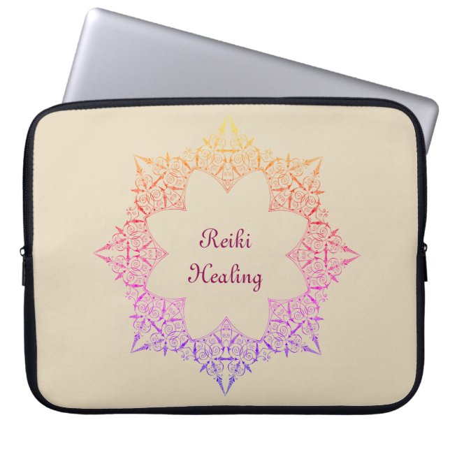 Capa Para Notebook Reiki Healing (Frente)