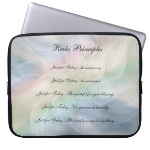 Capa Para Notebook Reiki Principles Pastel design