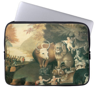 Capa Para Notebook Reino Pacífico de Edward Hicks Arte Popular Antiga