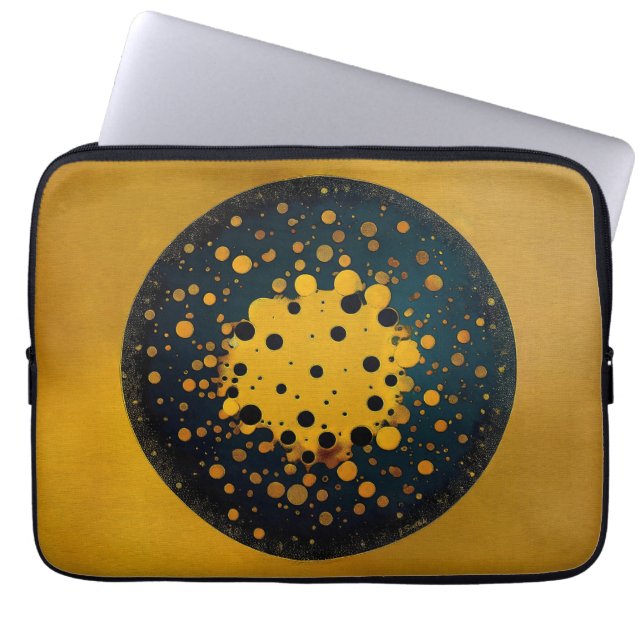 Capa Para Notebook Renascimento – Círculo Abstrato de Emergência (Frente)