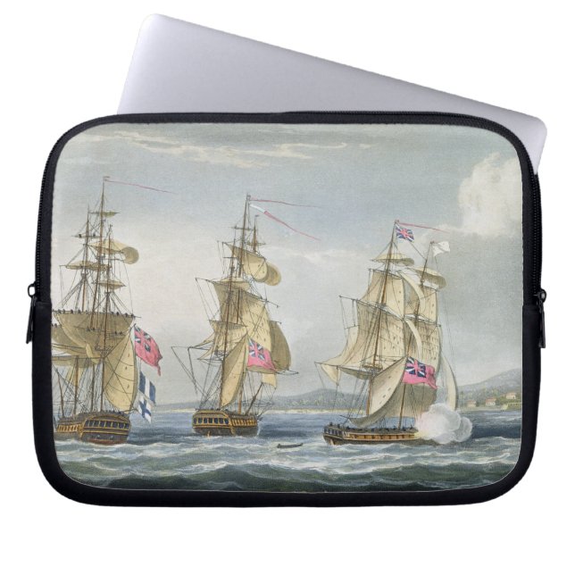 Capa Para Notebook Rendição do forte de Tamatave, gravado pelo T. (Frente)