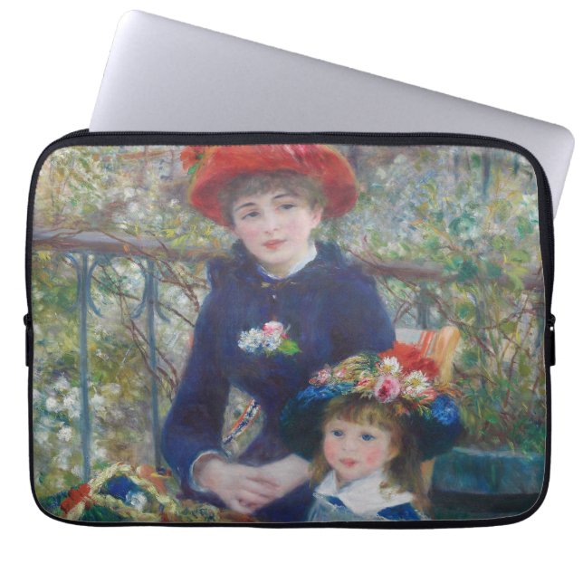 Capa Para Notebook Renoir Duas Irmãs Varanda Impressionismo Francês  (Frente)