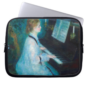 Capa Para Notebook Renoir Mulher na Pintura Piano de Belas Artes