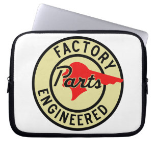 Capa Para Notebook reprodução de placa antiga de peças da fábrica da
